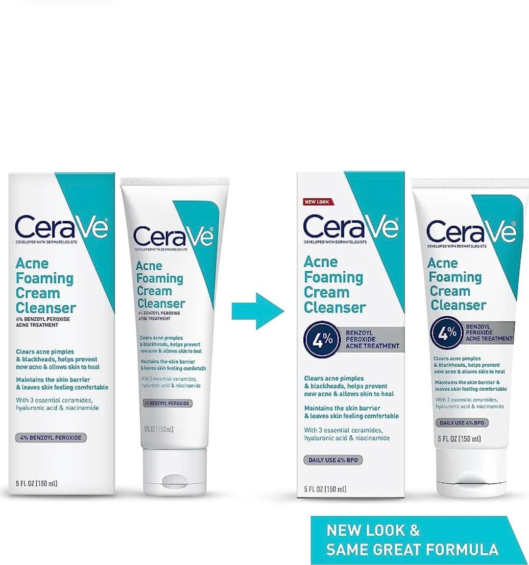 CeraVe Acne Foaming Cream Cleanser 150ML